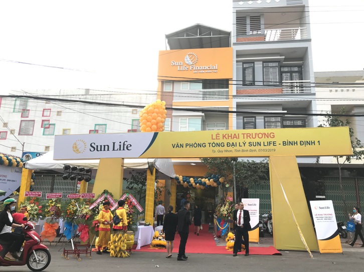 LỄ KHAI TRƯƠNG VP TỔNG ĐẠI LÝ SUN LIFE BÌNH ĐỊNH