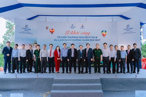 LỄ KHỞI CÔNG TỔ HỢP THƯƠNG MẠI DỊCH VỤ VÀ NGHỈ DƯỠNG XUÂN ĐÀI BAY